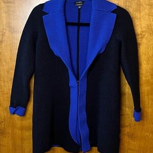 Talbots Blue and Black Wool Garment